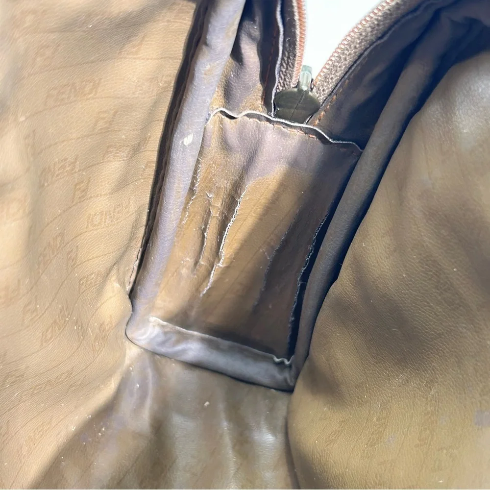 FENDI Unisex Vintage Zucca Crossbody Bag - Picture 14 of 14